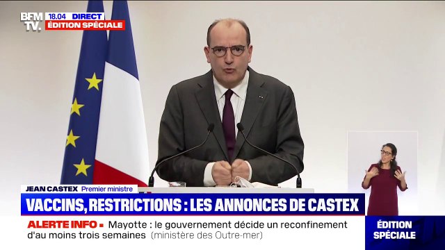 Jean Castex: Un nouveau confinement ne peut s'envisager qu'en tout dernier recours, la situation ne le justifie pas à ce jour