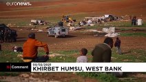 Zelt-Siedlung im Westjordanland mit schwerem Gerät geräumt