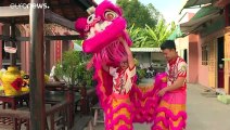 Drachentänze zum vietnamesischen Neujahr: Frauen üben männliche Tradition aus