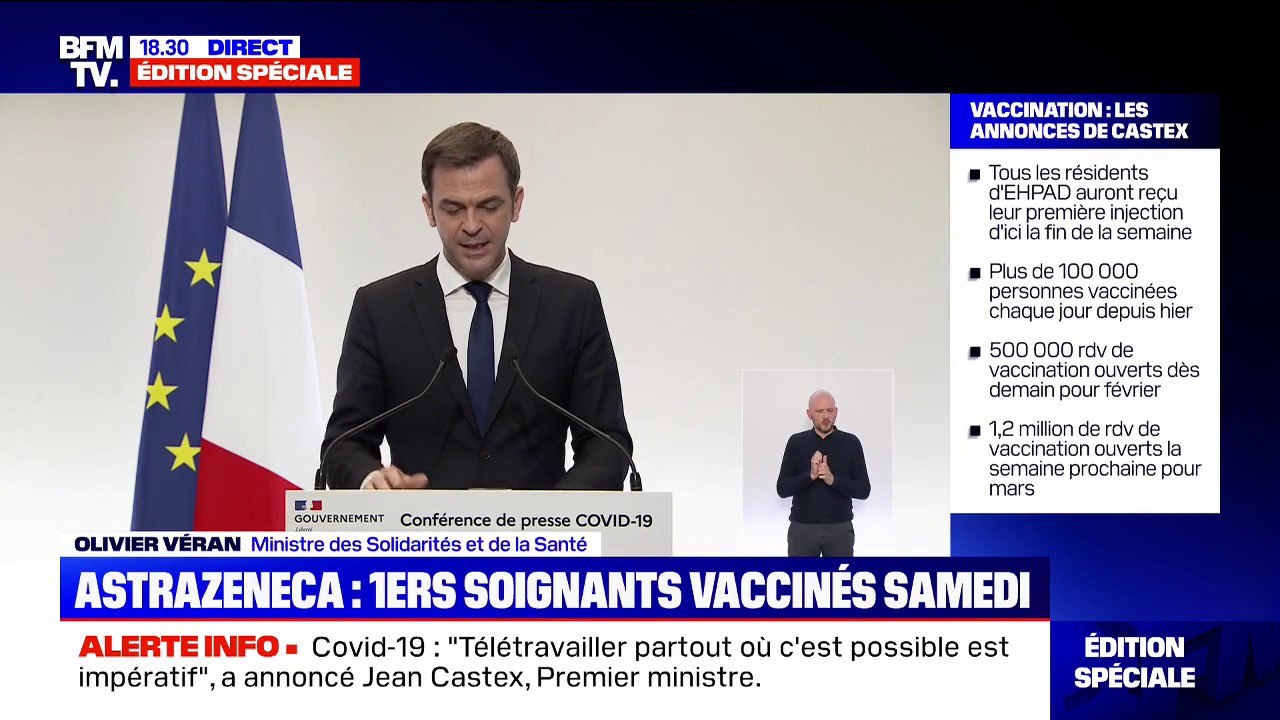 Olivier Véran envisage le déploiement des tests salivaires à l'école "au retour des vacances scolaires"