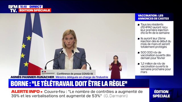 Agnès Pannier-Runacher confirme que la France sera en situation de vacciner tous les adultes qui le souhaitent d'ici la fin de l'été