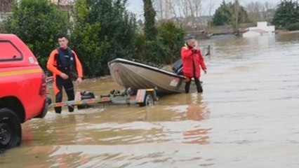 La mayor crecida del río Garona en 40 años inunda amplias zonas del valle