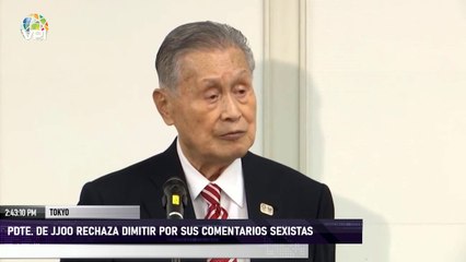 Pdte. de JJOO rechaza dimitir por sus comentarios sexistas - VPItv