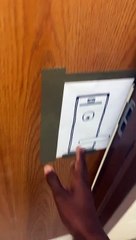 Duct Tape Door Lock