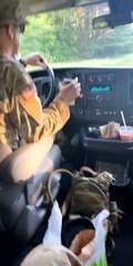 Man Lost on a Military Base Gets Frustrated
