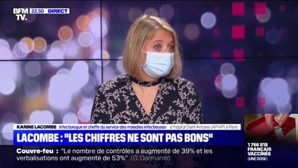 Karine Lacombe sur le Covid-19: "On a actuellement un plateau haut, rien ne nous dit qu'il ne va pas être hors de contrôle à un moment donné"