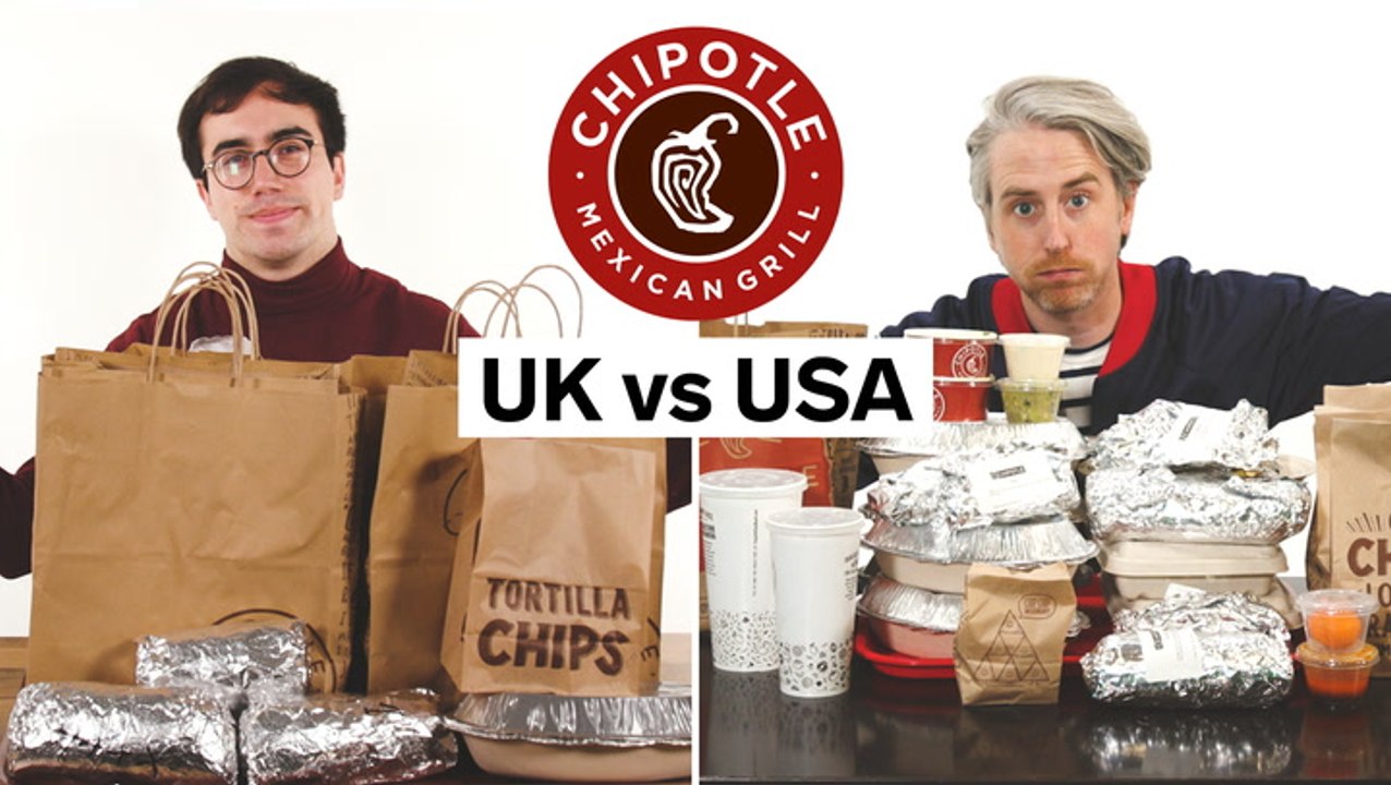 Every difference between UK and US Chipotle including portion sizes