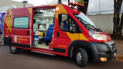 Colisão entre motos deixa mulher de 49 anos ferida na Av. Barão do Rio Branco