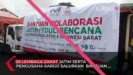 Forum Zakat Jatim Kerja Sama Dengan Pengusaha Kargo Salurkan Zakat Bagi Korban Bencana