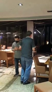 Teto de restaurante cai no Lago Sul