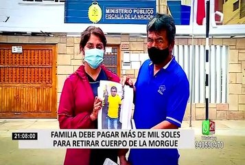 Familia denuncia que les pidieron pagar más S/1000 para retirar cuerpo de la morgue