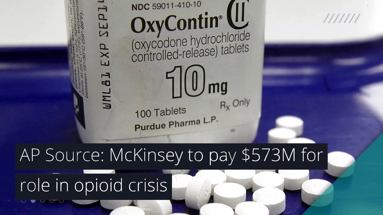 AP Source: McKinsey to pay $573M for role in opioid crisis, and other top stories in health from February 05, 2021.