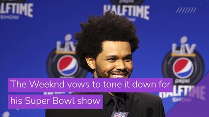 The Weeknd vows to tone it down for his Super Bowl show, and other top stories in entertainment from February 05, 2021.