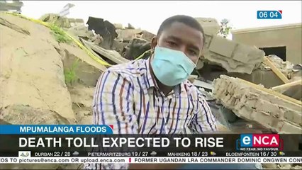 Death toll expected to rise due to floods in Mpumalanga