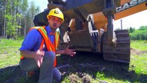 Bulldozer de Blippi Español | Camiones de Construcción para Niños | Canciones Infantiles