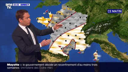 Encore des pluies du centre-ouest au nord-est prévues ce vendredi