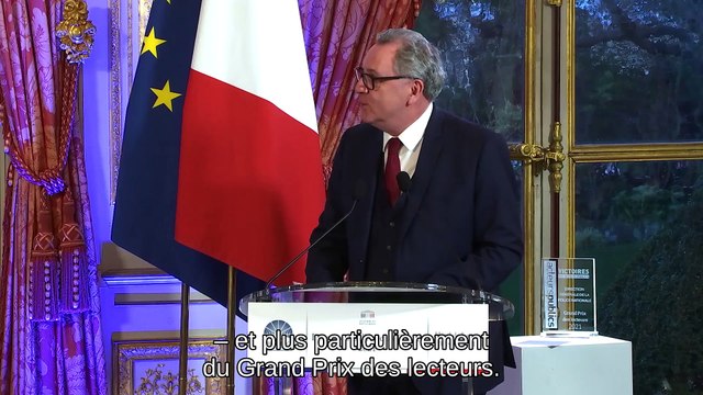 Remise du Grand Prix des lecteurs des Victoires des acteurs publics - Discours du Président Richard Ferrand - Mercredi 3 février 2021