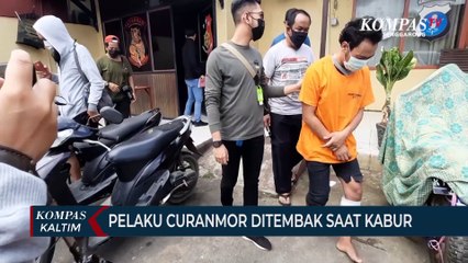 Pelaku Curanmor Ditembak Saat Kabur