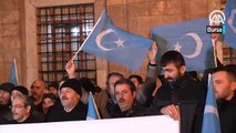Çin'in Doğu Türkistan'daki zulmü protesto edildi