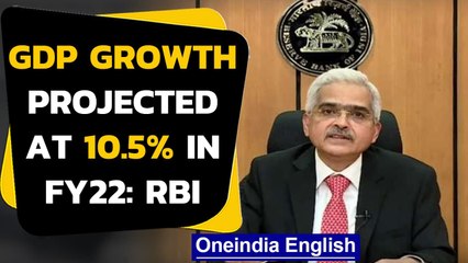 Repo Rate unchanged at 4%, GDP growth projected at 10.5% for FY22 | Oneindia News
