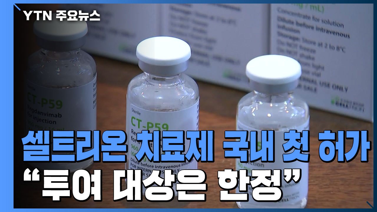 셀트리온 치료제 국내 첫 허가..."방역 수칙 일부 조정 여부 내일 발표" / YTN