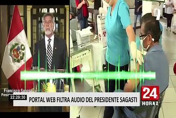 Despacho Presidencial condenó la difusión y grabación de Sagasti considerando un hecho ilegal