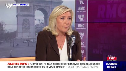 Marine Le Pen (RN):  "Je ne vois pas l'intérêt d'un passeport vaccinal"