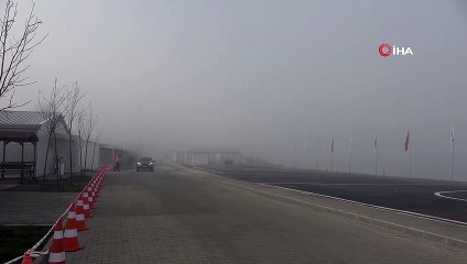 Çanakkale Boğazı yoğun sis nedeniyle trafiğe kapandı