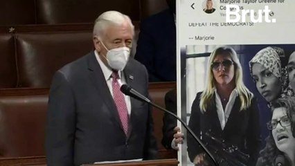 Rep. Steny Hoyer in heated debate to remove Rep. Greene from her committees