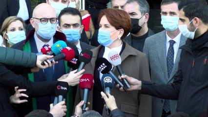 Akşener, YSK'ya hakaret ettiği iddiasıyla ifade verdi