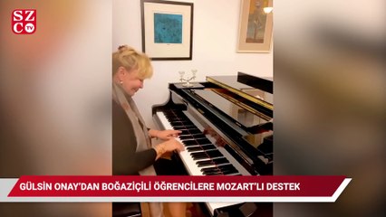 Gülsin Onay’dan Boğaziçili öğrencilere Mozart’lı destek