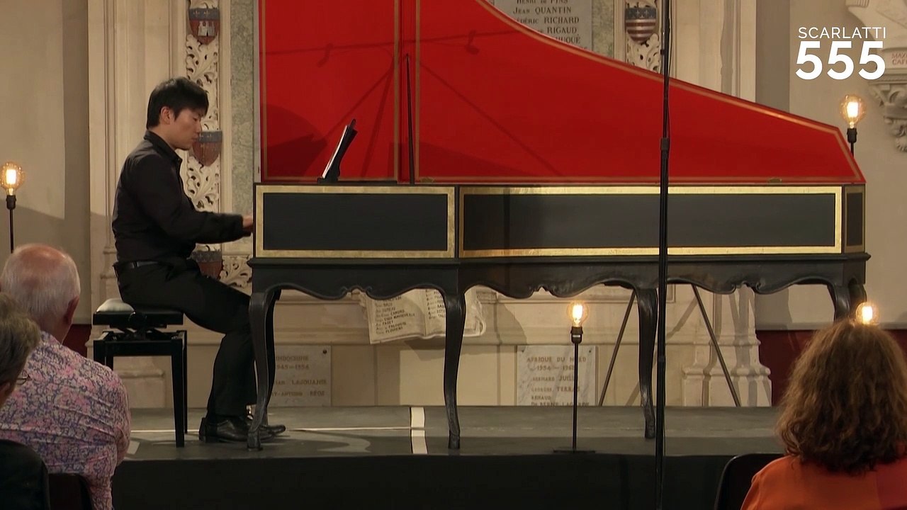 Scarlatti : Sonate en sol mineur K 373 L 98 : Presto e fugato, par Kazuya Gunji - #Scarlatti555