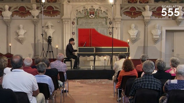 Scarlatti : Sonate en La bémol Majeur K 127 L 186 : Allegro, par Kazuya Gunji - #Scarlatti555
