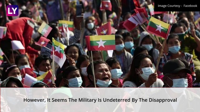 Myanmar Coup: Military Crackdown Tightened With Win Htein Arrest; People Bang Pots & Pans In Protest