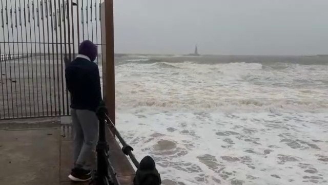 Stormy seas at Roker Beach