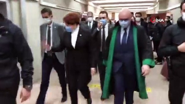 Meral Akşener Ankara Adliyesi’nde ifade verdi