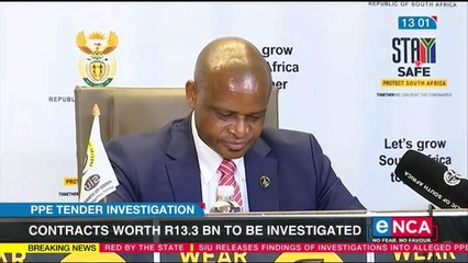 PPE tender contracts worth R13.3bn investigated