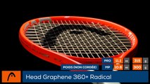 Tennis Test Matériel - On a testé pour vous la raquette de tennis Head Radical Graphene 360   MP & PRO