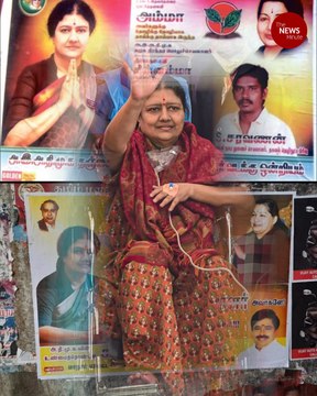 Poster politics plays out in Tamil Nadu as Sasikala is set to return