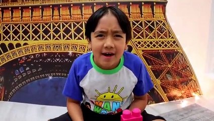 Ryan's World Tour around the World to collect Gems!!!