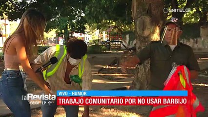 Humor: Oficial sorprendió a varias personas sin uso de medidas de bioseguridad, parte 2