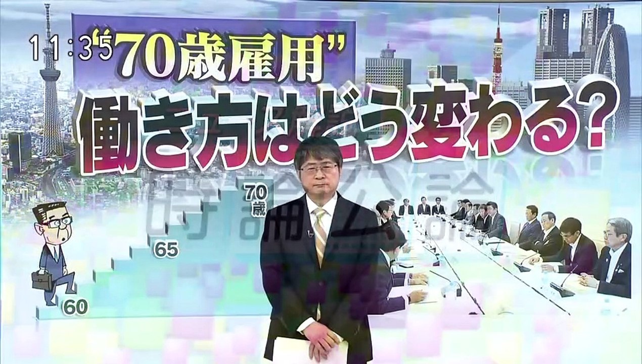 20190624-233500-時論公論「７０歳雇用で働き方はどう変わる？」竹田忠解説委員[字]