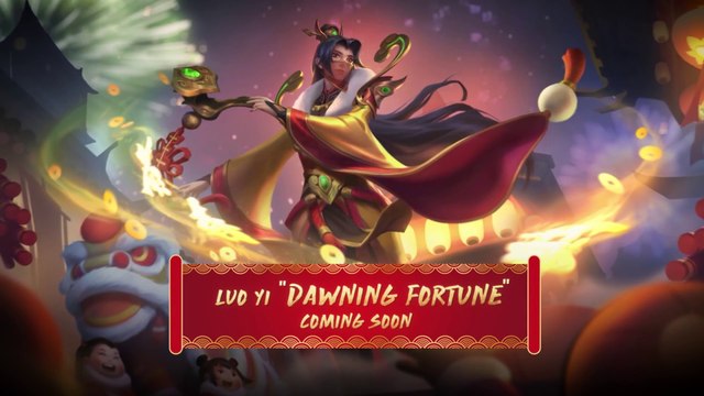LUO YI New Skin Dawning Fortune Mobile Legends Bang Bang