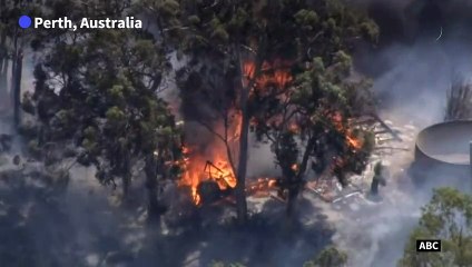 Australia wildfire continues to burn near Perth