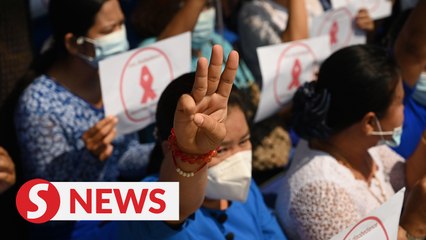 Myanmar teachers strike against military coup