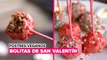 Postres veganos: bolitas de San Valentín