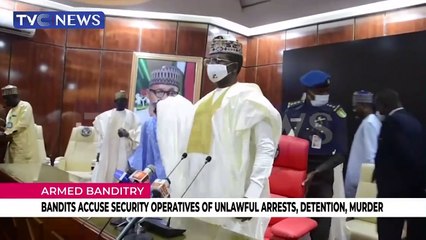 Download Video: Bandits accuse security operatives of unlawful arrests, detention, murder