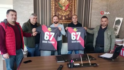 Maden şehidi formaları iş adamlarına dağıtılıyor