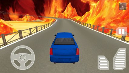 Carrera Mortal en Coche (Lava Desafío) Juegos de Carros