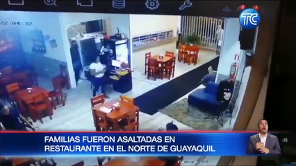 Sujetos armados roban en restaurante en Guayacanes